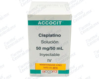 Accocit 50 mg solucion inyectable - Cisplatino