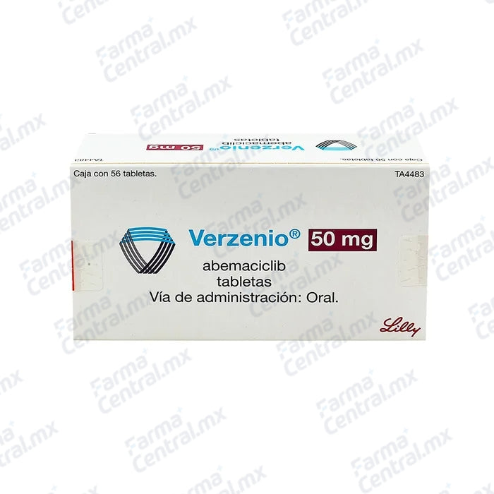 Verzenio 50 mg con 50 tabletas - Abemaciclib - Farma Central
