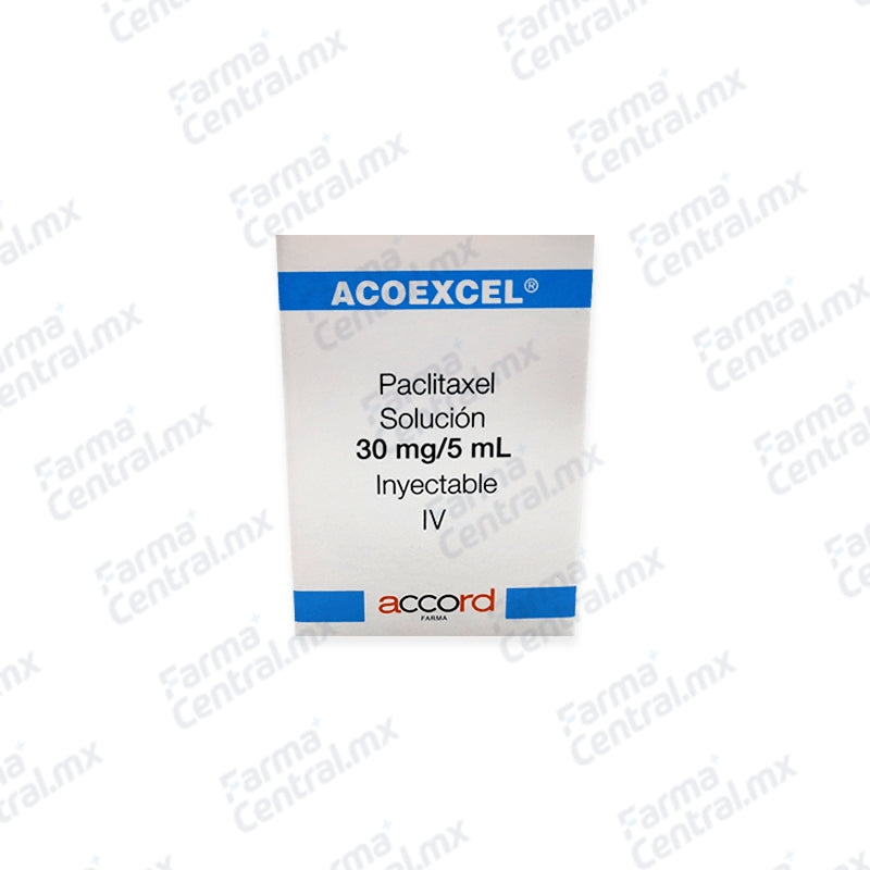 Acoexcel 30 mg solucion inyectable - Paclitaxel