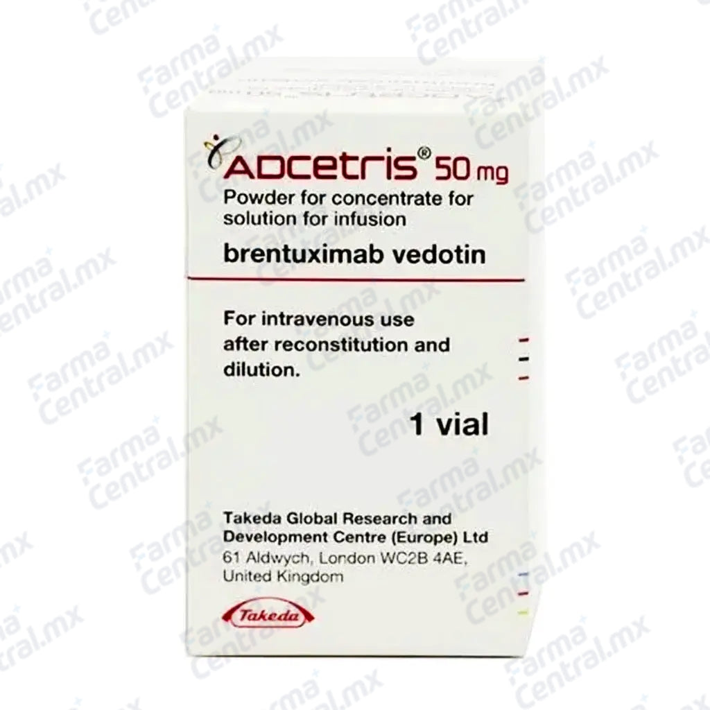 Adcetris 50 mg inyectable - Brentuximab Vedotin