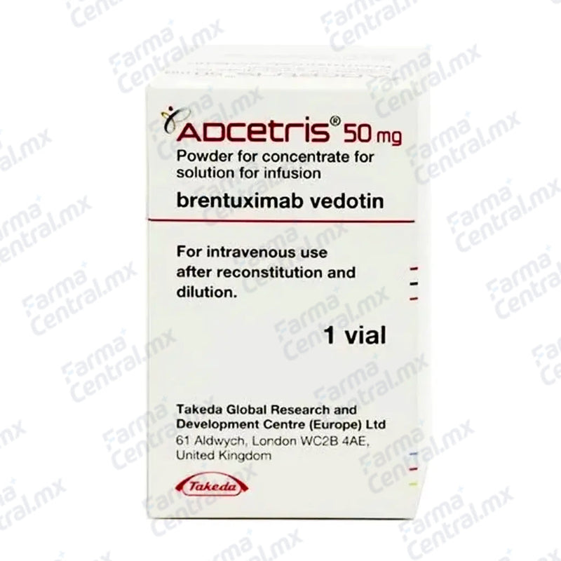 Adcetris 50 mg inyectable - Brentuximab Vedotin