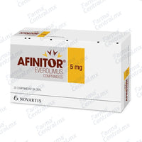 Afinitor 5 mg con 30 tabletas - Everolimus