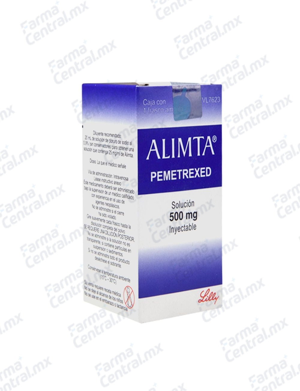 Alimta 500 mg inyectable - Pemetrexed