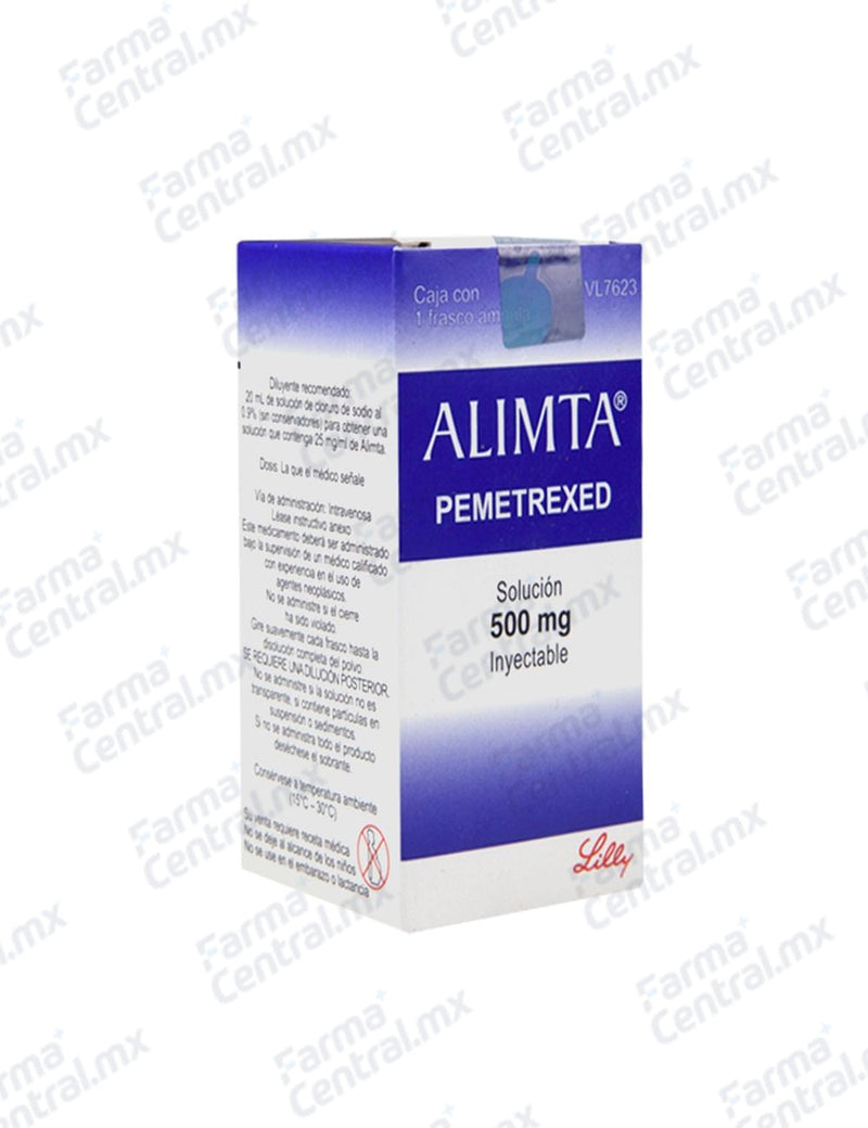 Alimta 500 mg inyectable - Pemetrexed