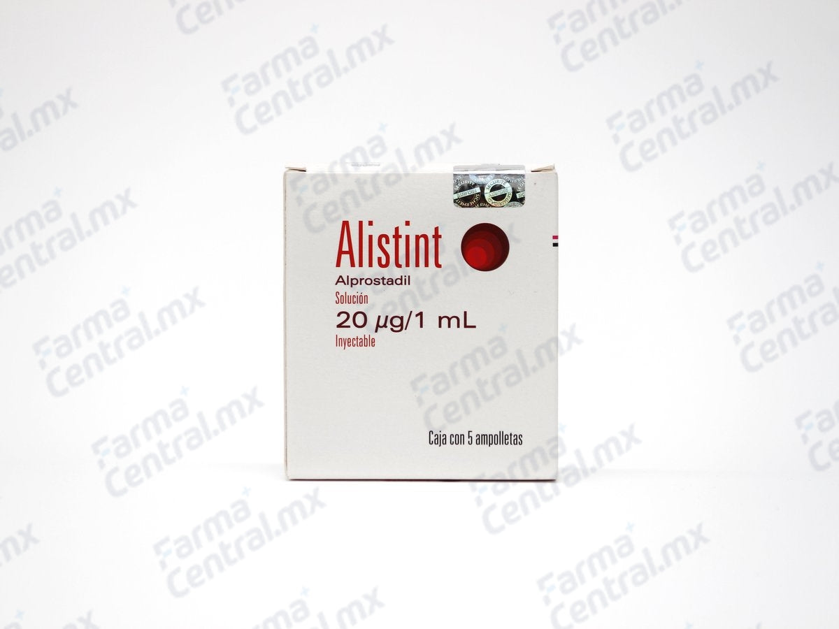 Alistint 500mcg solucion inyectable 5 frascos - (Alprostadil)