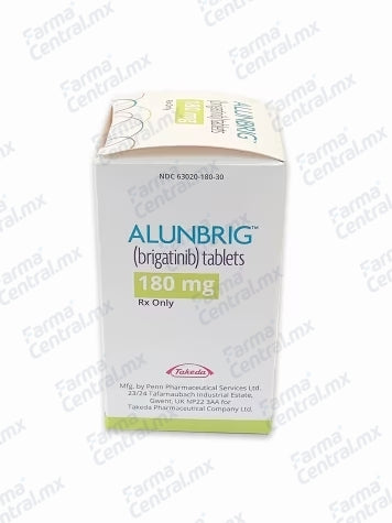 Alunbrig 180 mg con 30 tabletas - Brigatinib