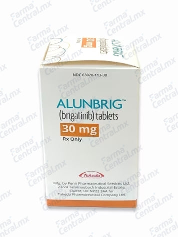 Alunbrig 30 mg con 30 tabletas - Brigatinib