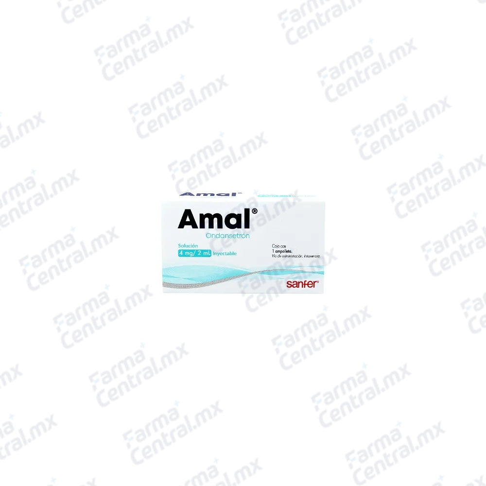 Amal 4 mg/ 2 mL solucion inyectable - Ondansetron