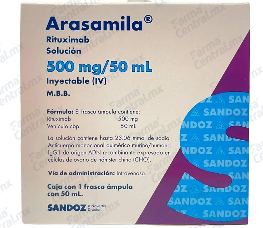 Arasamila 500 mg solucion inyectable - Rituximab
