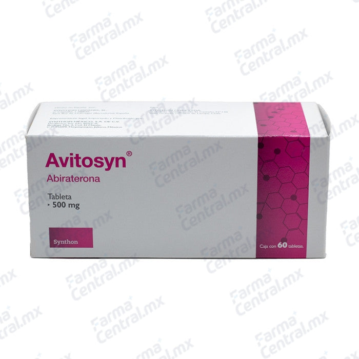 Avitosyn 500 mg con 60 tabletas - Abiraterona