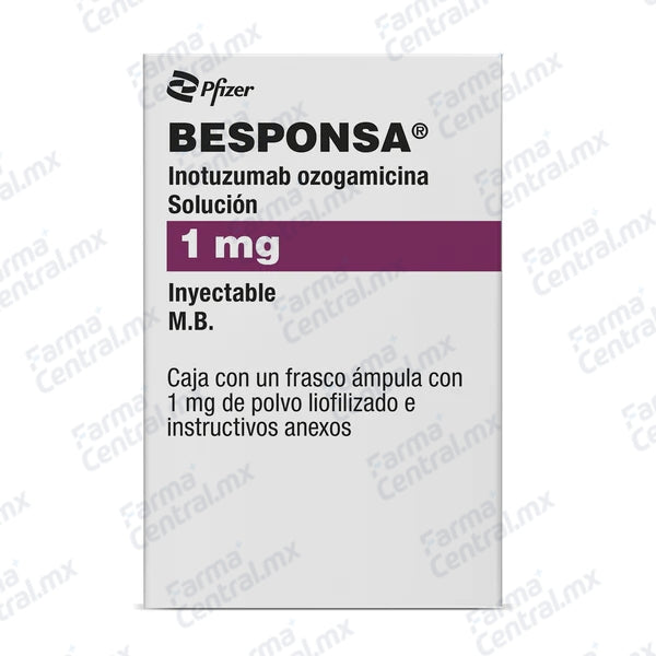 Besponsa 1mg inyectable - Inotuzumab Ozogamicina