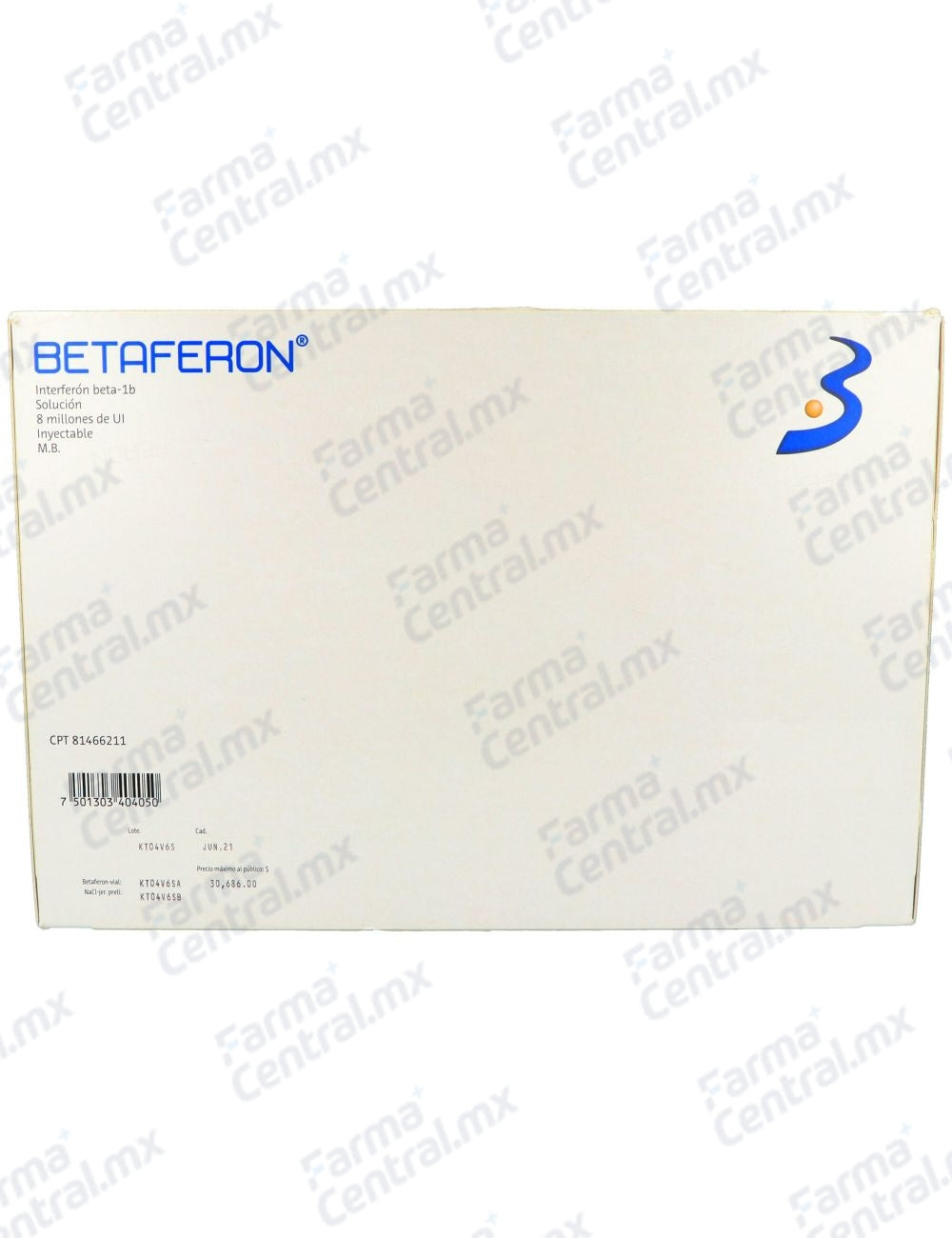 Betaferon 8,000,000 ui solucion inyectable - Interferon beta 1B