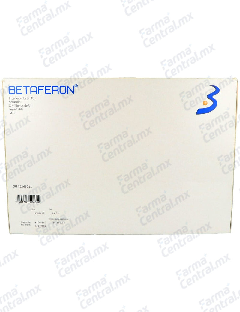 Betaferon 8,000,000 ui solucion inyectable - Interferon beta 1B