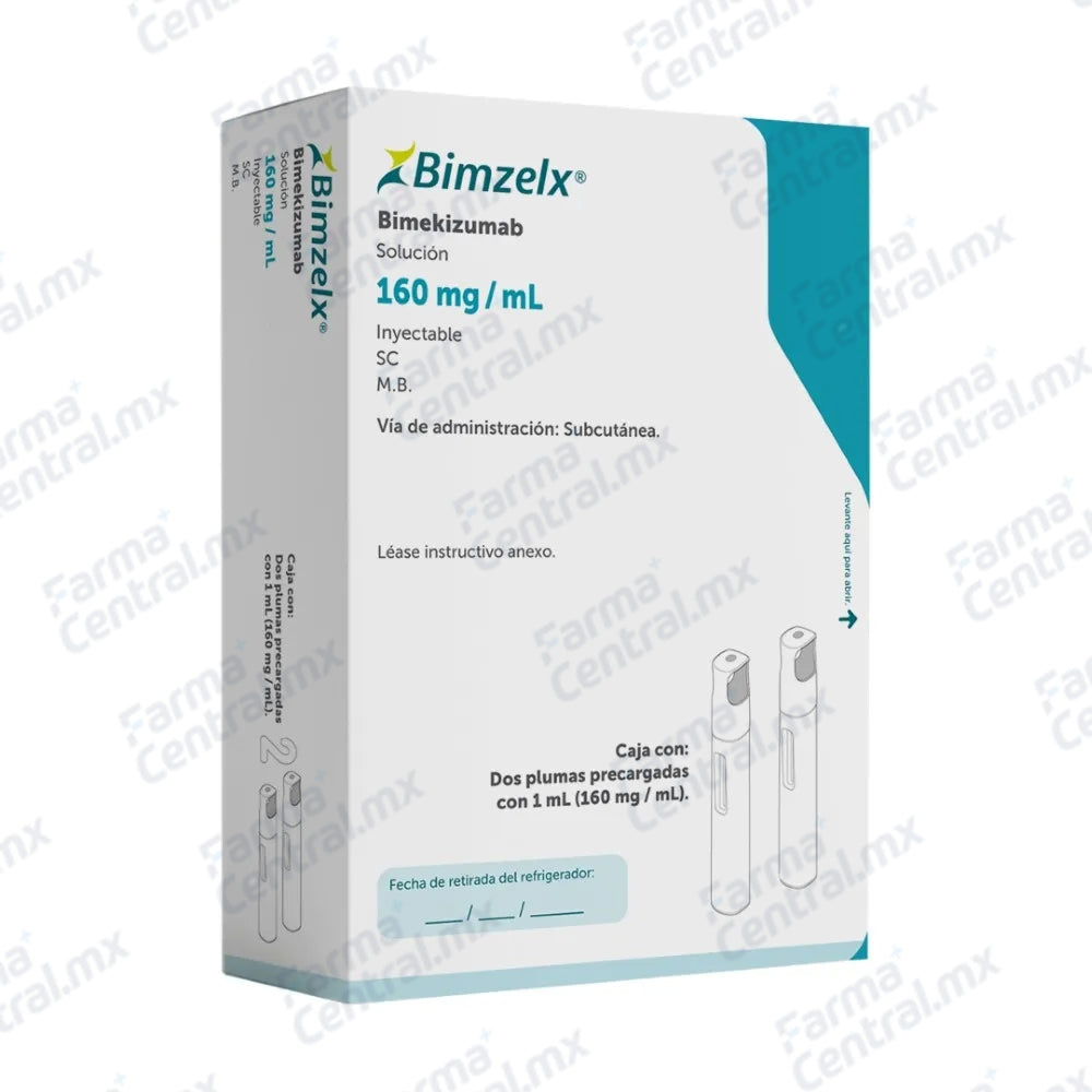BIMZELX 160 mg/mL PLU PREC CAJ C/2 - Bimekizumab