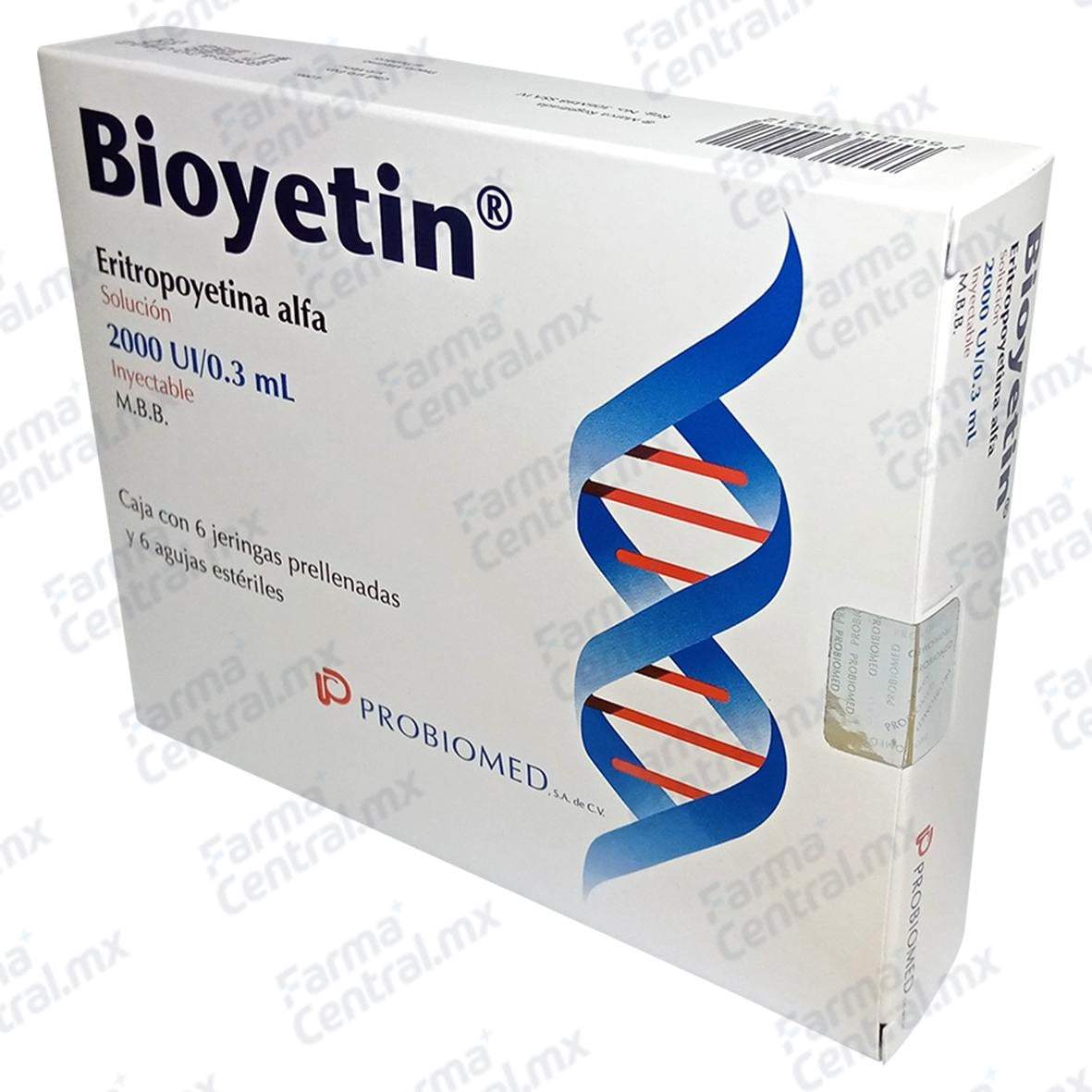 Bioyetin 2,000 ui solucion inyectable - Eritropoyetina alfa