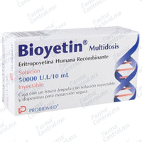 Bioyetin 50,000 ui solucion inyectable - Eritropoyetina humana recombinante