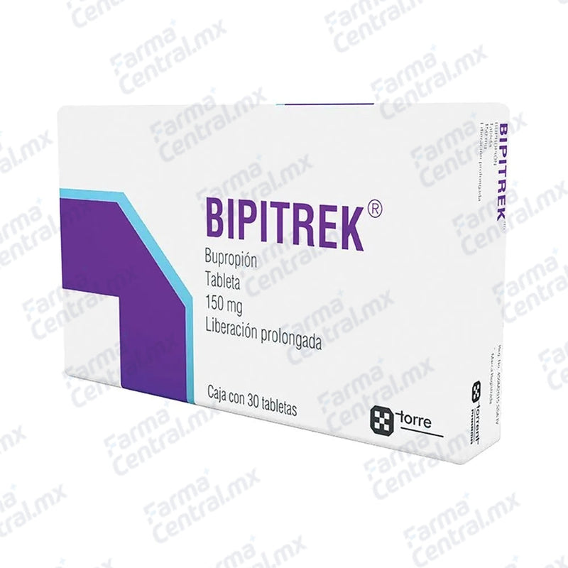 Bipitrek 150 mg con 30 tabletas - Bupropion