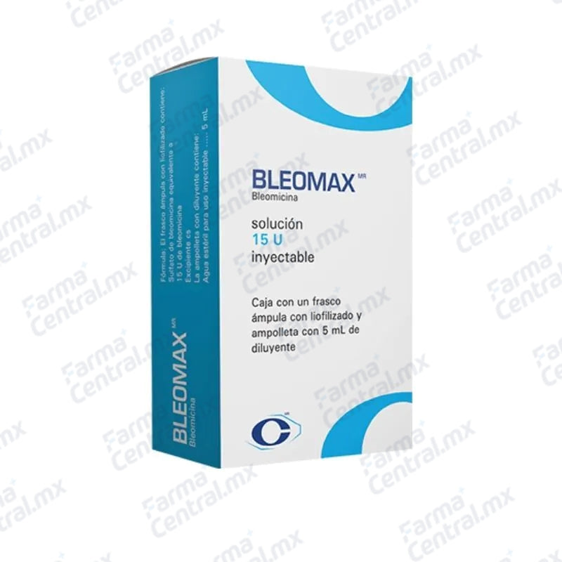 Bleomax 15 ui inyectable - Bleomicina