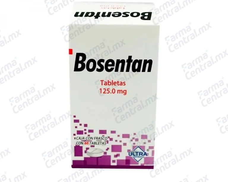 Bosentan 125 mg con 60 tabletas - Bosentan