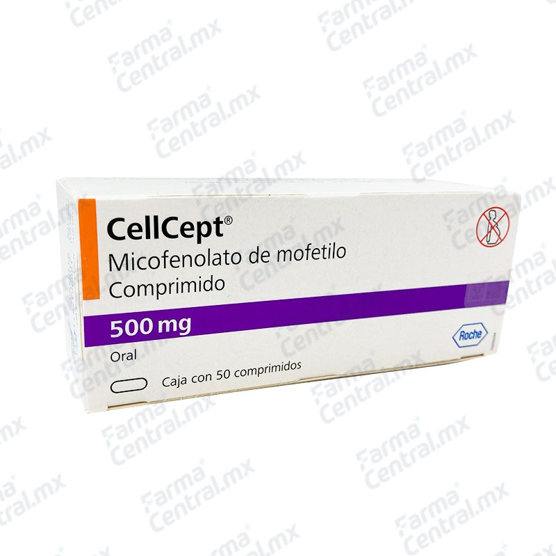 Cellcept 500 mg con 50 comprimidos - Acido micofenolico