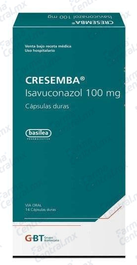 Cresemba 100 mg con 14 capsulas - Isavuconazol