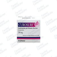 Curosurf 240 mg / 3 mL suspension - Fosfolipidos de pulmon porcino