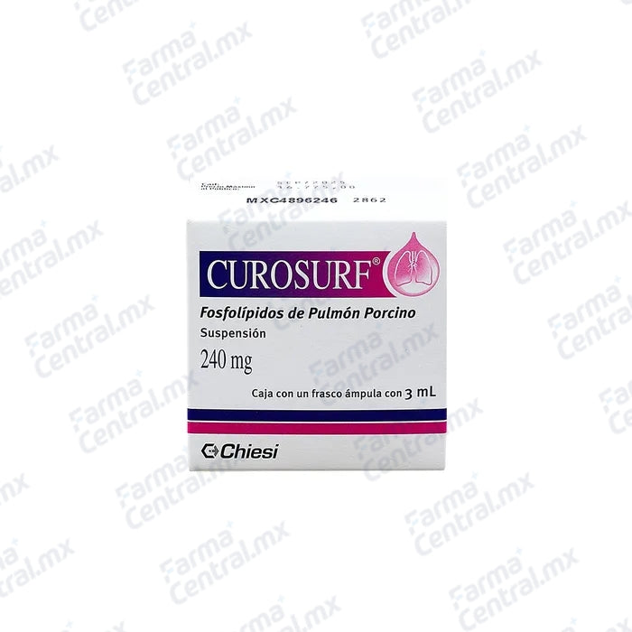 Curosurf 240 mg / 3 mL suspension - Fosfolipidos de pulmon porcino