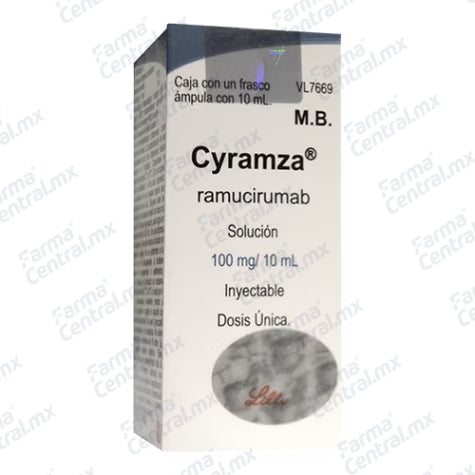 Cyramza 100 mg solucion inyectable - Ramucirumab