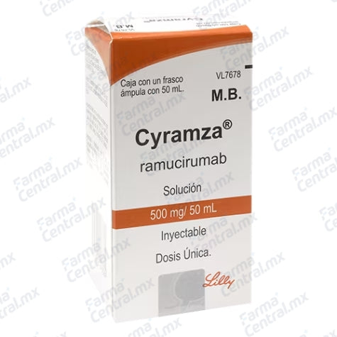 Cyramza 500 mg solucion inyectable - Ramucirumab