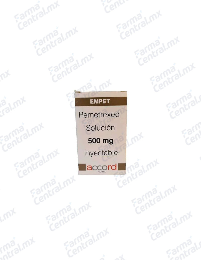 Empet 500 mg solucion inyectable - Pemetrexed