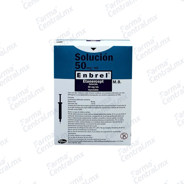 Enbrel 50 mg con 2 jeringas prellenadas - Etanercept