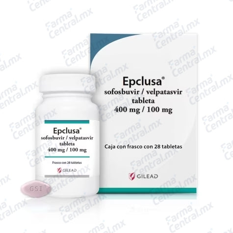 Epclusa 400 mg con 28 tabletas - Sofosbuvir 400mg / Velpatasvir 100mg