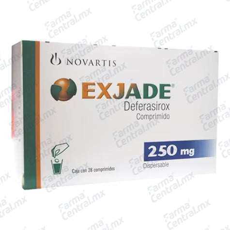 Exjade 250 mg con 28 comprimidos - Deferasirox