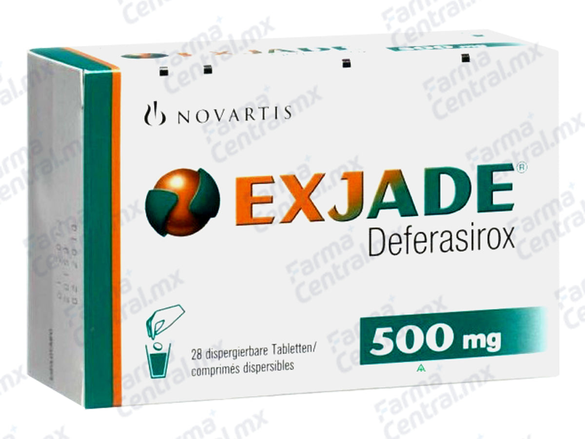 Exjade 500 mg con 28 comprimidos - Deferasirox