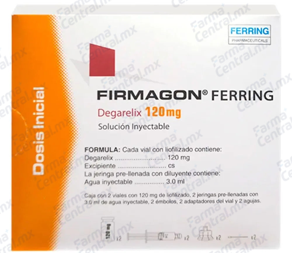 Firmagon 120 mg con 2 frascos inyectable - Degarelix
