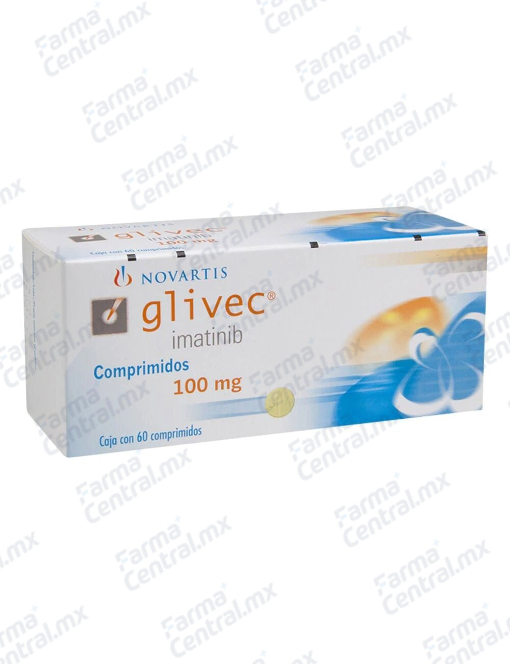 Glivec 100 mg con 60 comprimidos - Imatinib