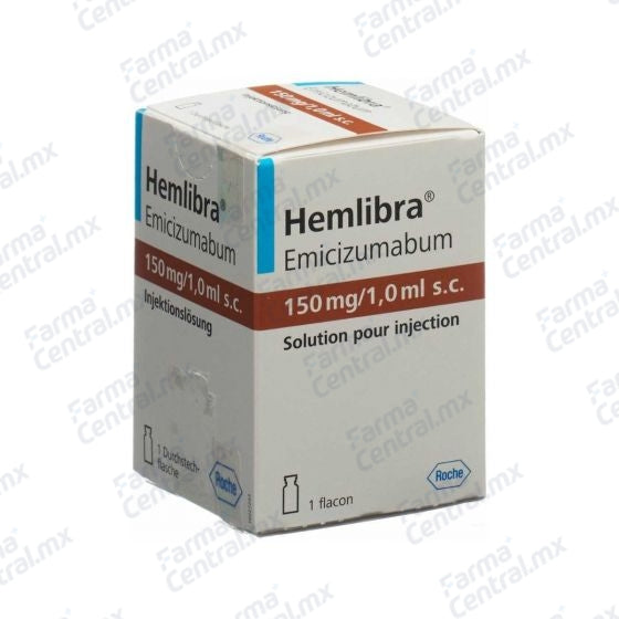 Hemlibra 150 mg inyectable - Emicizumab 150 mg inyectable