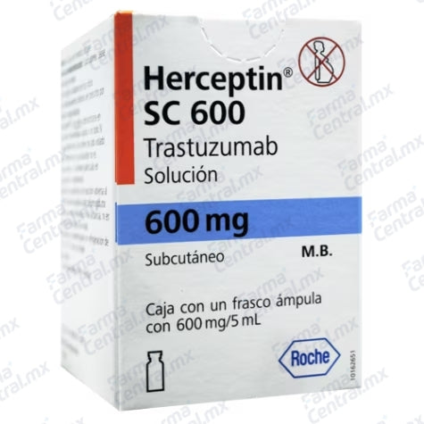 Herceptin SC 600 mg inyectable - Trastuzumab