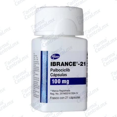 Ibrance 100 mg con 21 capsulas - Palbociclib