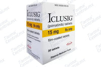 Iclusig 15 mg con 30 tabletas - Ponatinib