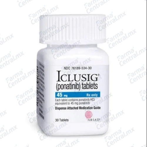 Iclusig 45 mg con 30 tabletas - Ponatinib
