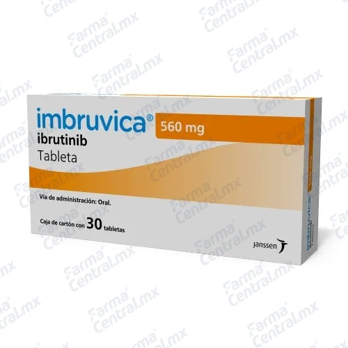 Imbruvica 560 mg con 30 tabletas - Ibrutinib - Janssen