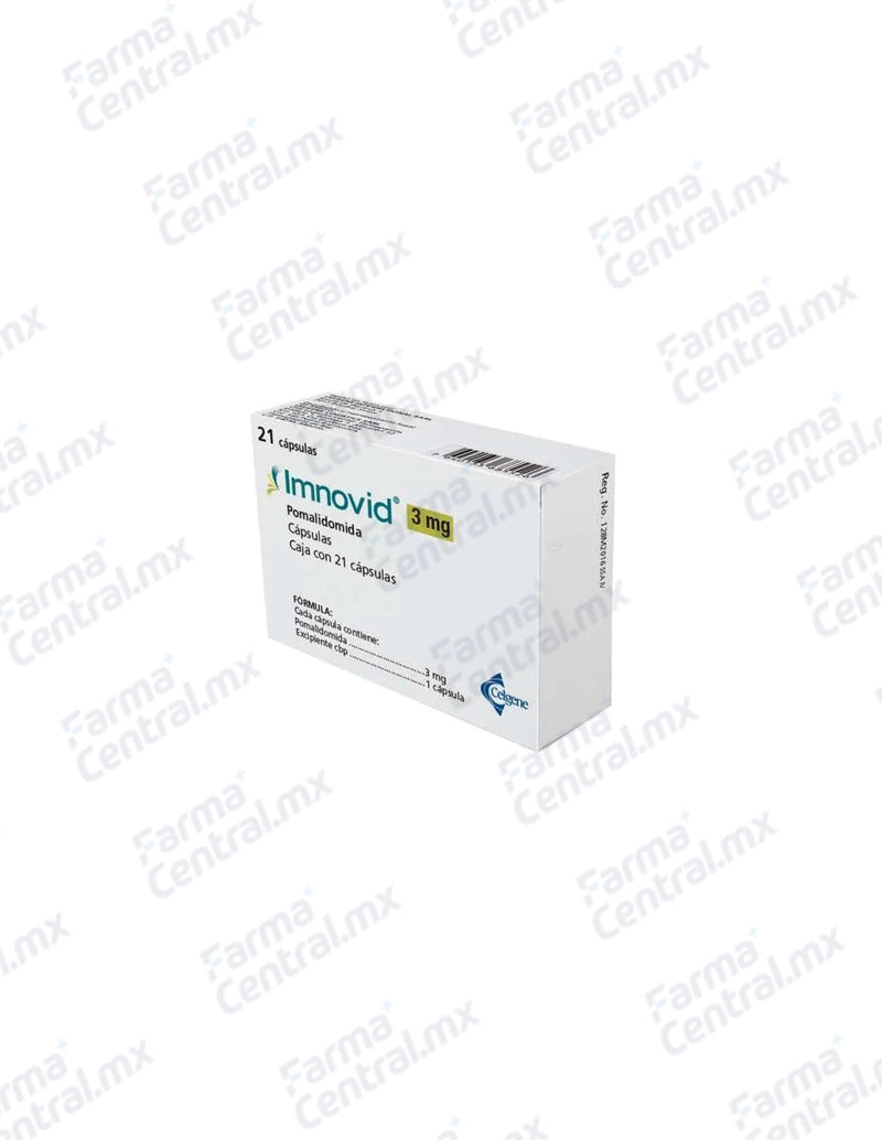 Imnovid 3mg con 21 capsulas - Pomalidomida