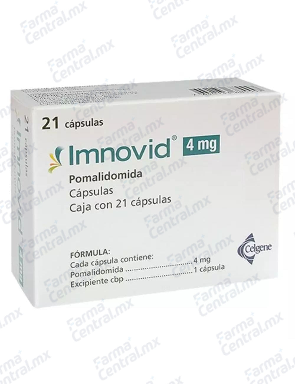 Imnovid 4mg con 21 capsulas - Pomalidomida