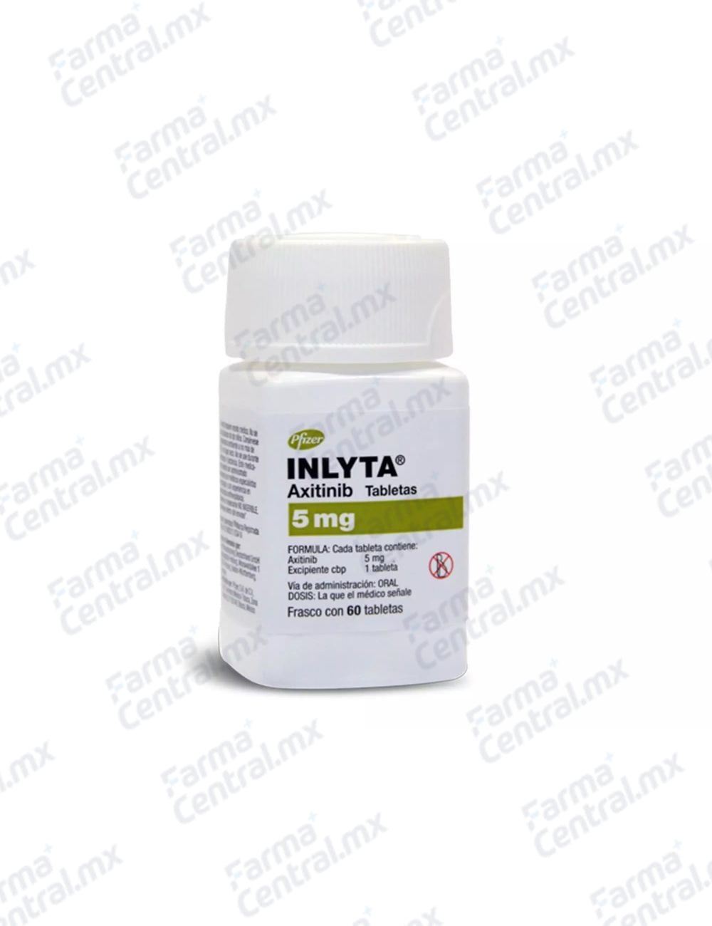 Inlyta 5 mg con 60 tabletas - Axitinib