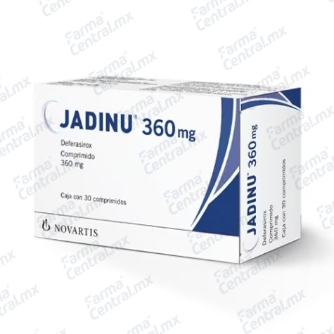 Jadinu 360 mg con 30 comprimidos - Deferasirox