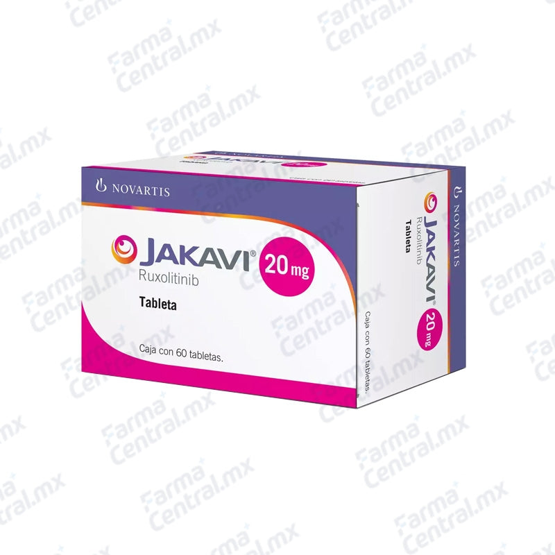Jakavi 20 mg con 60 tabletas - Ruxolitinib