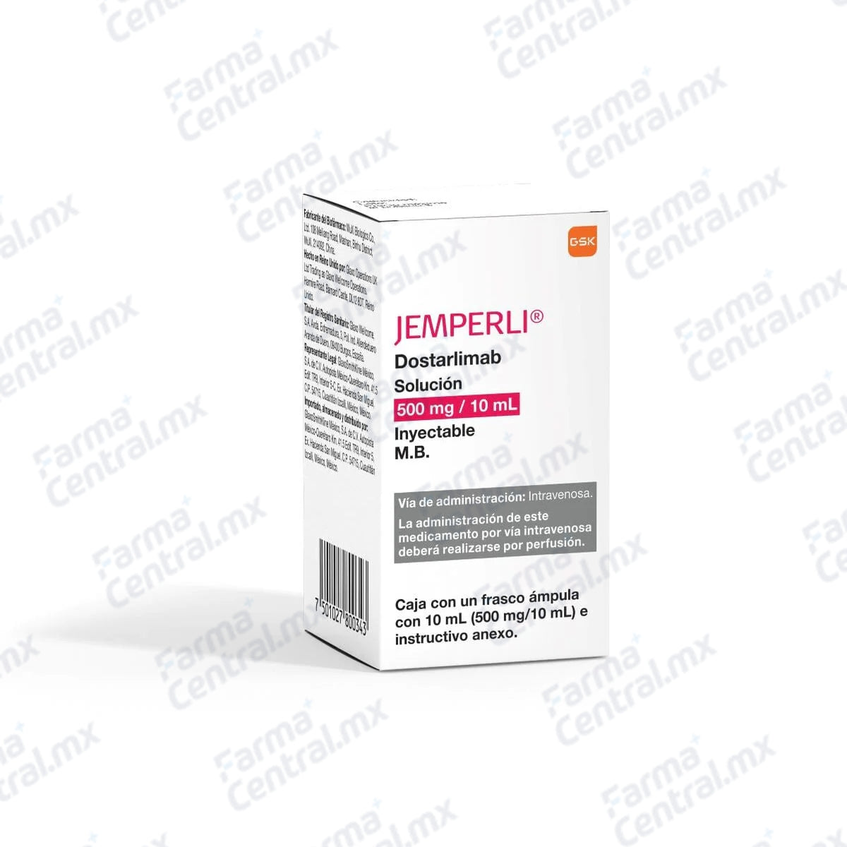 Jemperli 500 mg /10 mL solucion inyectable - Dostarlimab