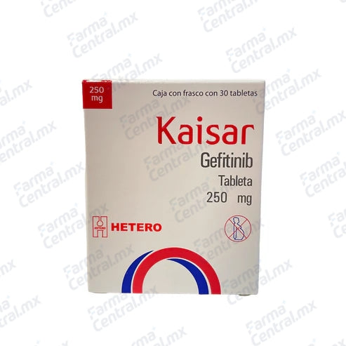 Kaisar 250 mg con 30 tabletas - Gefitinib
