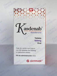 Kasdenab 500 mg con 60 tabletas - Abiraterona